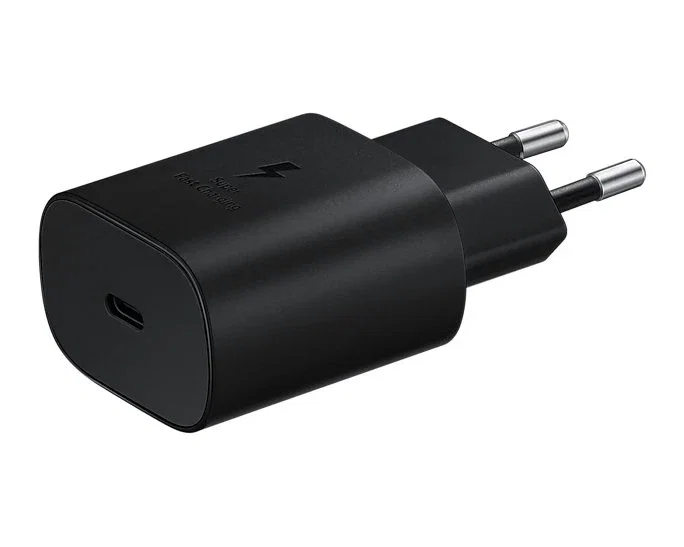 Samsung EP-TA800NBEGEU Cargador de Pared USB-C 25W Negro - Carga Super Rápida, Universal, PD 3.0, 1 Puerto, 100-240V, Compatible con Super Fast Charging