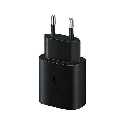 Samsung Cargador de Pared Rápido 25W USB Tipo-C Negro Modelo EP-TA800NBEGE