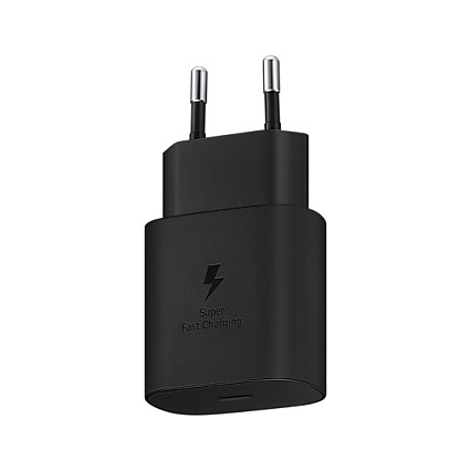 Samsung Cargador de Pared Rápido 25W USB Tipo-C Negro Modelo EP-TA800NBEGE
