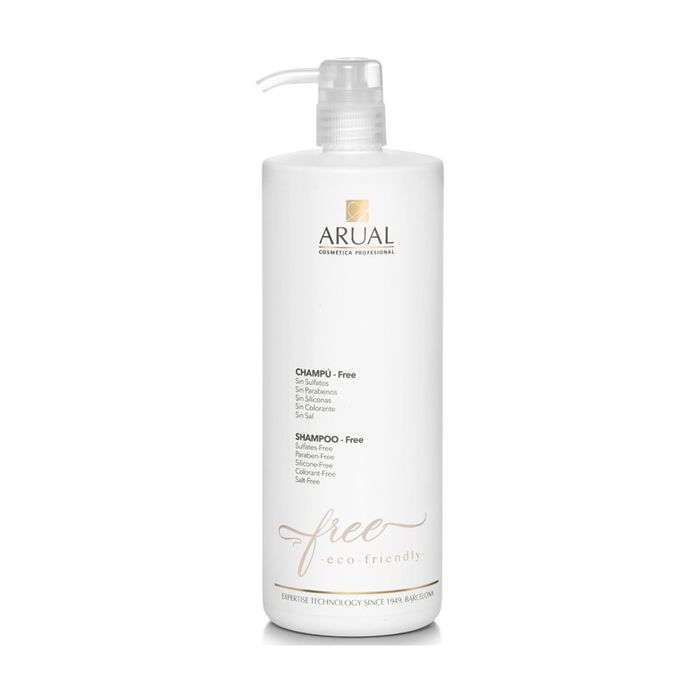 Arual Champú Free 1000ml Sin Sulfatos Parabenos Siliconas Coloreantes Sal Ideal Post-Tratamientos Alisados Decoloraciones Reparador Arual Champú Free 1000ml Sin Sulfatos Parabenos Siliconas Coloreantes Sal Ideal Post-Tratamientos Alisados Decoloraciones Reparador