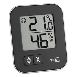 TFA MOXX Thermometer schwarz
