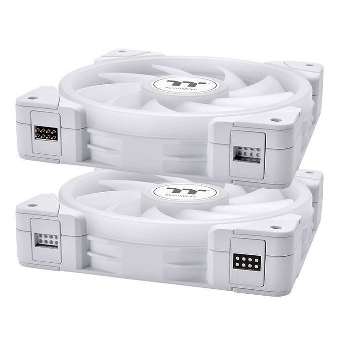 Thermaltake SWAFAN EX14 ARGB Ventilador de Carcasa 14 cm Pack de 3 Blanco