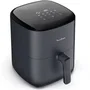 Moulinex EZ245B20 Freidora de Aire Airfryer Sin Aceite 5L 1500W Negra Panel Táctil Digital, Cuba Extraíble, Apto Lavavajillas.
