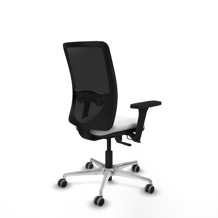 PIQUERAS Y CRESPO Silla de oficina Zulema con mecanismo Sincro/Traslack, Brazos 3D, Blanco/Negro PIQUERAS Y CRESPO Silla de oficina Zulema con mecanismo Sincro/Traslack, Brazos 3D, Blanco/Negro