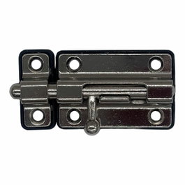 Edm Pasador cerrojo base plástica 50 mm cromo