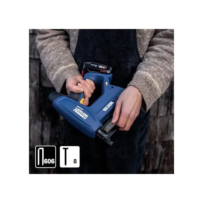 Rapid Grapadora Clavadora a Batería BTX606 (sin batería)