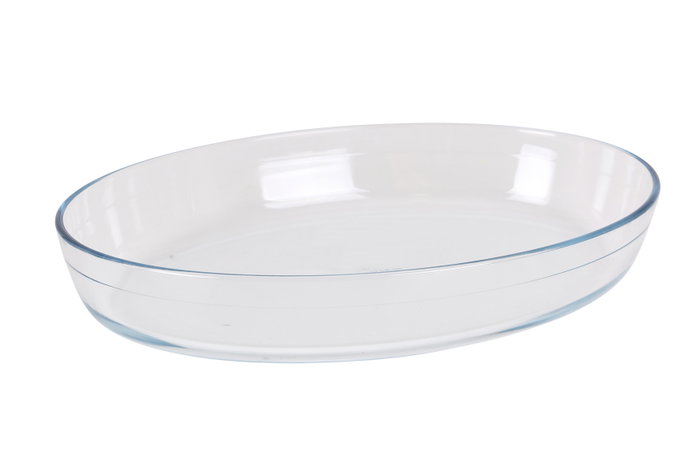 Quttin Fuente Vidrio Oval 39 x 27 cm (4 Unidades)