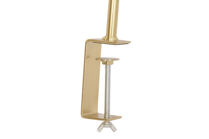 DKD Home Decor Barra Decorativa de Hierro Extensible 250cm Dorado