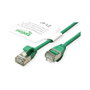 ROLINE GREEN 21.44.3331 Cable de parcheo Cat.6A U/FTP slim, 0,3 m, Verde