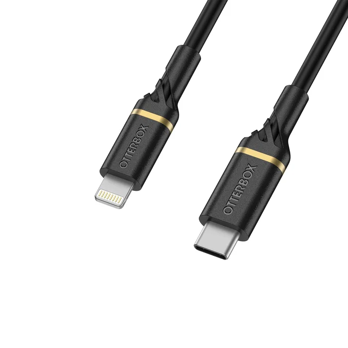 OtterBox Cable de Carga USB-C a Lightning 1m Negro (Compatible con PD) SKU: B15MR8W5AY OtterBox Cable de Carga USB-C a Lightning 1m Negro (Compatible con PD) SKU: B15MR8W5AY