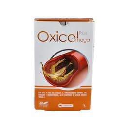ACTAFARMA Oxicol Plus Omega 30 Cápsulas: Control de Colesterol, Monacolina K, Berberina, Aceite de Pescado Omega-3, Resveratrol