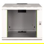 Digitus Bastidor de Pared Unique 9HE, 509x600x600mm, 9U 100kg, Gris, Paneles Laterales y Puerta de Cristal, Acero, Refrigeración Activa, IP20