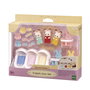 Sylvanian Families 5532 Habitación de los Trillizos con 3 Figuras de Bebé, Cunita y Accesorios para Niños +3 Años