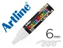 Artline EPP-6-BLA Rotulador Poster Marker Punta Redonda 6 mm Color Blanco