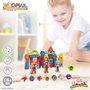 Color Baby Juego de construcción de madera Spidey Amazing Friends & Friends con 50 piezas