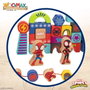 Color Baby Juego de construcción de madera Spidey Amazing Friends & Friends con 50 piezas