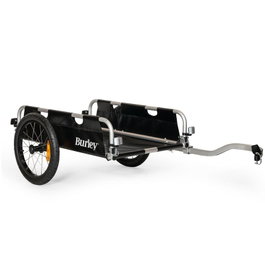 Burley Remolque Utilitario de Plataforma Plana Plegable - Carga Máxima 45 kg, Ruedas 20", Aluminio 6061-T6