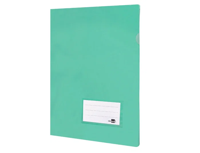 Liderpapel Carpeta Dossier A4 Uñero con Tarjetero y Solapa Verde Manzana Liderpapel Carpeta Dossier A4 Uñero con Tarjetero y Solapa Verde Manzana