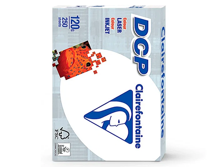 Clairefontaine Papel DCP Din A4 120 Gramos Paquete 250 Hojas Blanco Clairefontaine Papel DCP Din A4 120 Gramos Paquete 250 Hojas Blanco