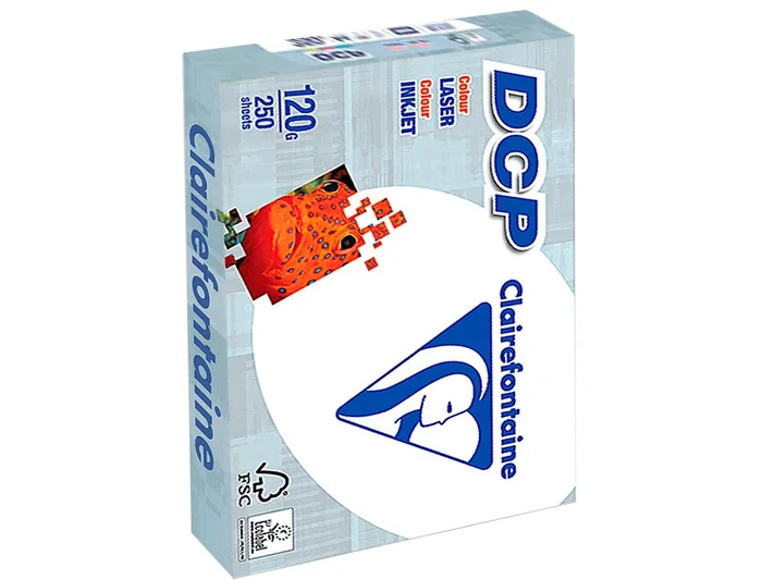 Clairefontaine Papel DCP Din A4 120 Gramos Paquete 250 Hojas Blanco Clairefontaine Papel DCP Din A4 120 Gramos Paquete 250 Hojas Blanco