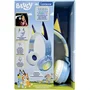 Lexibook Auriculares LEX3380743113388 para Niños, Bluetooth y Cable, Plegables, Con Iluminación y Diseño del Universo 3D Bluey, Limitador de Volumen