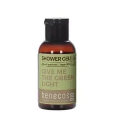 BENECOS Gel de Baño Té Verde Mini Viaje 50ml Bio Vegano