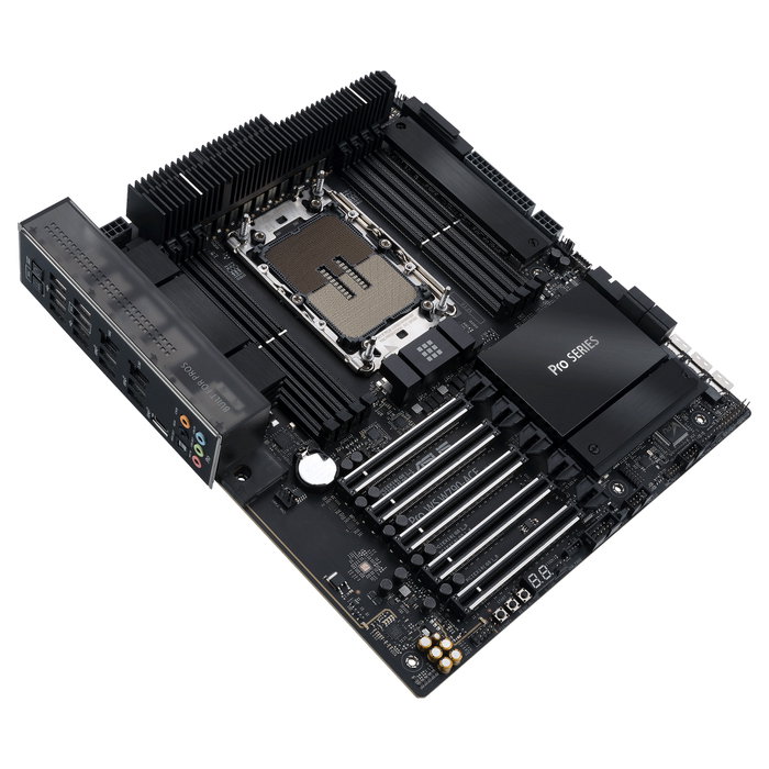 ASUS PRO WS W790-ACE Placa Base Intel W790, LGA 4677 para Xeon W-3400/W-2400, DDR5 ECC hasta 2 TB, 5x PCIe 5.0, CEB, Ideal para Workstation