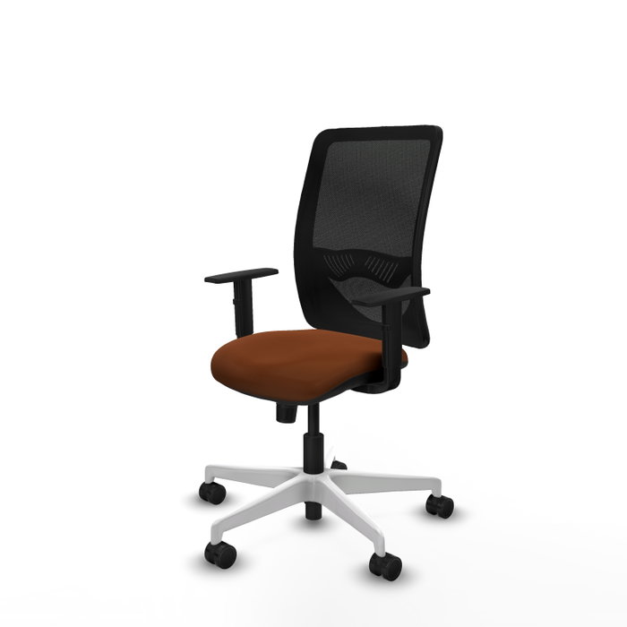 PIQUERAS Y CRESPO Silla de oficina Zulema con Mecanismo Sincro, Marrón y Negro PIQUERAS Y CRESPO Silla de oficina Zulema con Mecanismo Sincro, Marrón y Negro