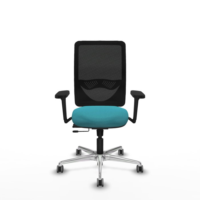 PIQUERAS Y CRESPO Silla de oficina Zulema con mecanismo Sincro/Traslack, Turquesa y Negro PIQUERAS Y CRESPO Silla de oficina Zulema con mecanismo Sincro/Traslack, Turquesa y Negro