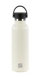 Botella Térmica Safta Nata Blanco Silicona Acero Inoxidable