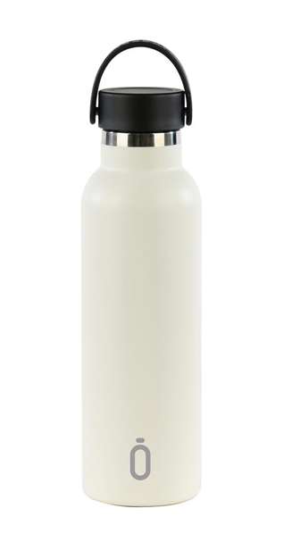 Botella Térmica Safta Nata Blanco Silicona Acero Inoxidable