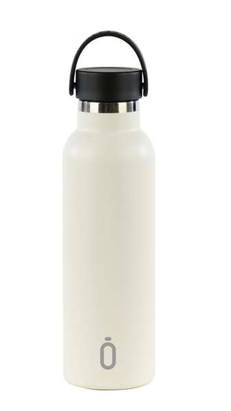 Botella Térmica Safta Nata Blanco Silicona Acero Inoxidable