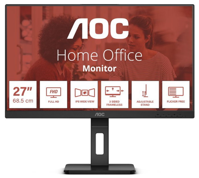AOC 27E3QAF Monitor IPS Full HD 27 pulgadas Negro