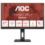 AOC Monitor Gaming 27" 27E3QAF, 16:9, 75Hz, Panel VA, HDMI + DisplayPort, Negro - Retail
