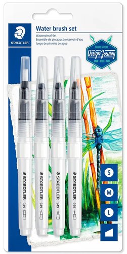Staedtler Pinceles de Agua 949 Blíster de 4 Unidades Staedtler Pinceles de Agua 949 Blíster de 4 Unidades