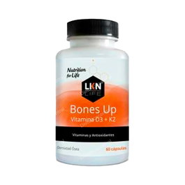 LKN Bones Up Vitamina D3+K2 60 Cápsulas - Soporte para Huesos y Calcio