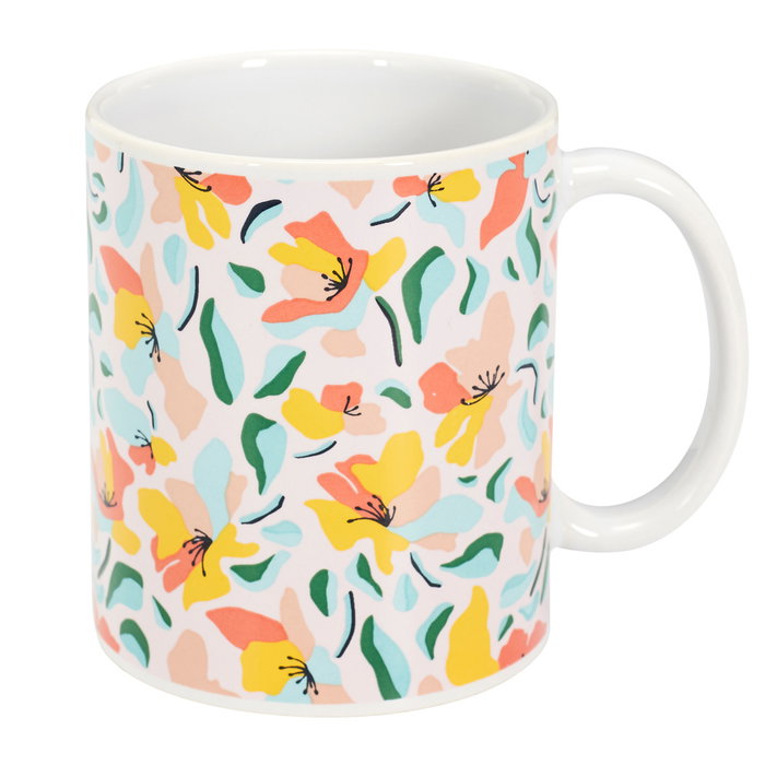 Home Deco Factory Taza 330 Ml Flores Home Deco Factory Home Deco Factory Taza 330 Ml Flores Home Deco Factory