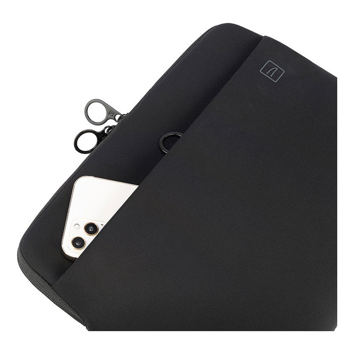 TUCANO TOP BFTMB14-BK Funda de Protección Second Skin para MacBook Pro 14 Pulgadas (2021-2023) - Color Negro - Hecha de Neopreno