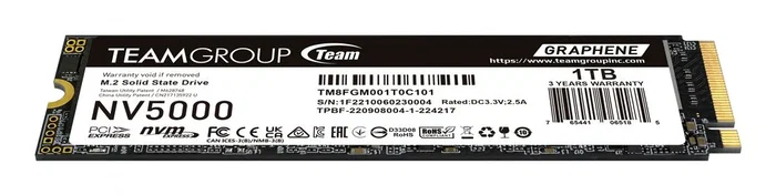 Team Group NV5000 1 TB M.2 PCIe 4.0 NVMe Team Group NV5000 1 TB M.2 PCIe 4.0 NVMe