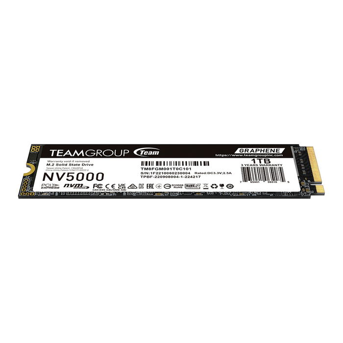 Team Group NV5000 1 TB M.2 PCI Express 4.0 NVMe 3D NAND SSD para PC y Portátil Team Group NV5000 1 TB M.2 PCI Express 4.0 NVMe 3D NAND SSD para PC y Portátil