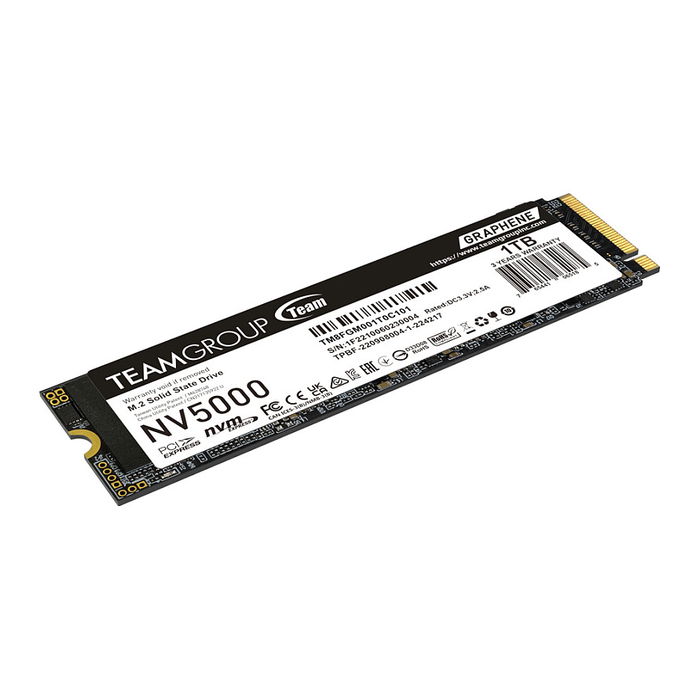 Team Group NV5000 1 TB M.2 PCI Express 4.0 NVMe 3D NAND SSD para PC y Portátil Team Group NV5000 1 TB M.2 PCI Express 4.0 NVMe 3D NAND SSD para PC y Portátil