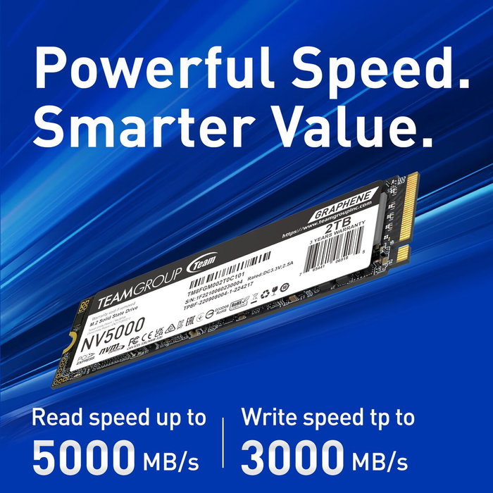 Team Group NV5000 1 TB M.2 PCIe 4.0 NVMe Team Group NV5000 1 TB M.2 PCIe 4.0 NVMe