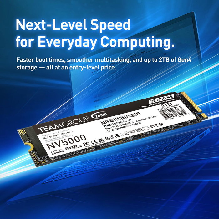 Team Group NV5000 1 TB M.2 PCIe 4.0 NVMe Team Group NV5000 1 TB M.2 PCIe 4.0 NVMe