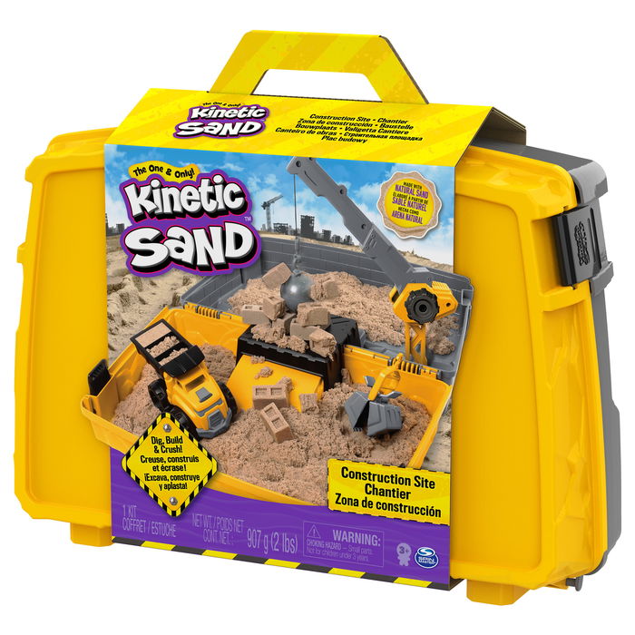 Kinetic Sand Arena Cinética - Estuche de Construcción 907 Gramos para Juego Sensorial y Creativo Modelado KIN0778988134306
