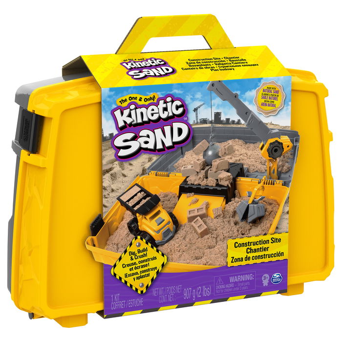 Kinetic Sand Arena Cinética - Estuche de Construcción 907 Gramos para Juego Sensorial y Creativo Modelado KIN0778988134306