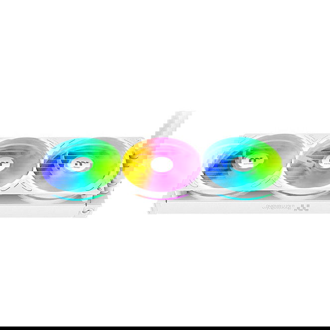 Thermaltake TH360 V3 ARGB Sync AIO - Refrigeración Líquida Todo en Uno de 360mm, 3 Ventiladores ARGB, Blanco, Snow Edition