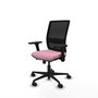 PIQUERAS Y CRESPO Silla de oficina Haches con mecanismo Sincro/Traslack Rosa y Negro