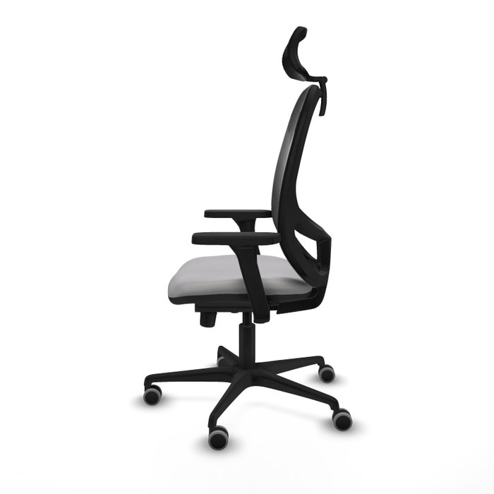PIQUERAS Y CRESPO Silla de oficina Cilanco Gris claro con malla Negra PIQUERAS Y CRESPO Silla de oficina Cilanco Gris claro con malla Negra