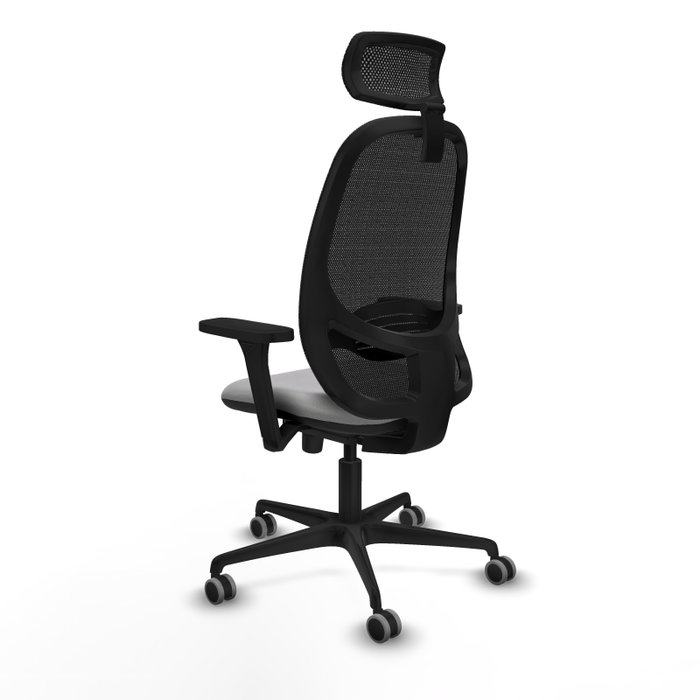 PIQUERAS Y CRESPO Silla de oficina Cilanco Gris claro con malla Negra PIQUERAS Y CRESPO Silla de oficina Cilanco Gris claro con malla Negra