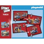 PLAYMOBIL Starter Pack Stuntshow Quad con Rampa de Fuego 70820